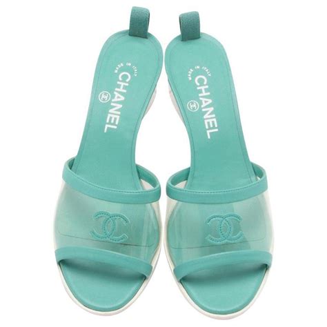 chanel mules pvc|Chanel slippers for women.